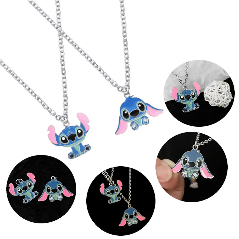 Disney Cartoon Necklace Kawaii Anime Stitch Figures Model Metal Pendant Peripherals Cosplay Accessories Kids Neck Chain Toy Gift
Disney Cartoon Necklace Kawaii Anime Stitch Figures Model Metal Pendant Peripherals Cosplay Accessories Kids Neck Chain Toy Gift