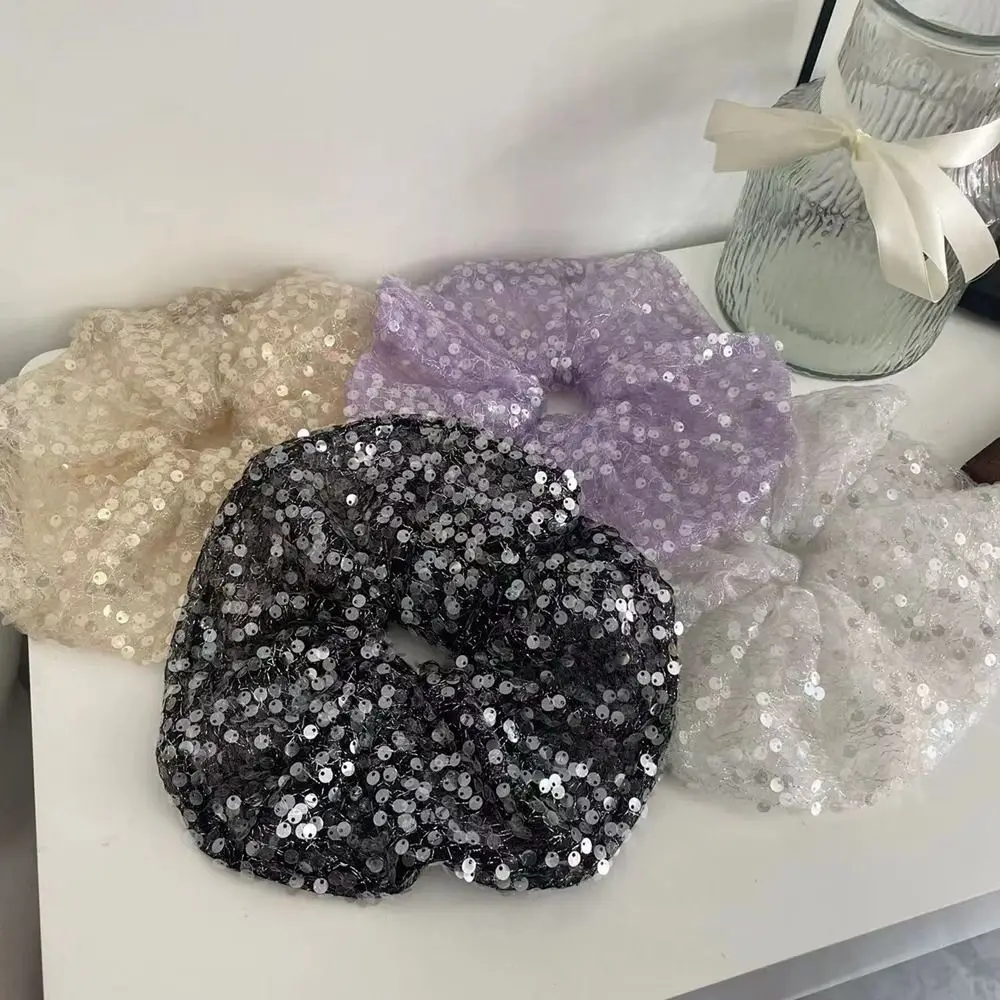 Sequin Large Intestine Hair Ring Hair Tie Bling Bling Sparkle Scrunchies Hair Rope Simple Elegant Temperament Hair Accessories
Sequin Large Intestine Hair Ring Hair Tie Bling Bling Sparkle Scrunchies Hair Rope Simple Elegant Temperament Hair Accessories