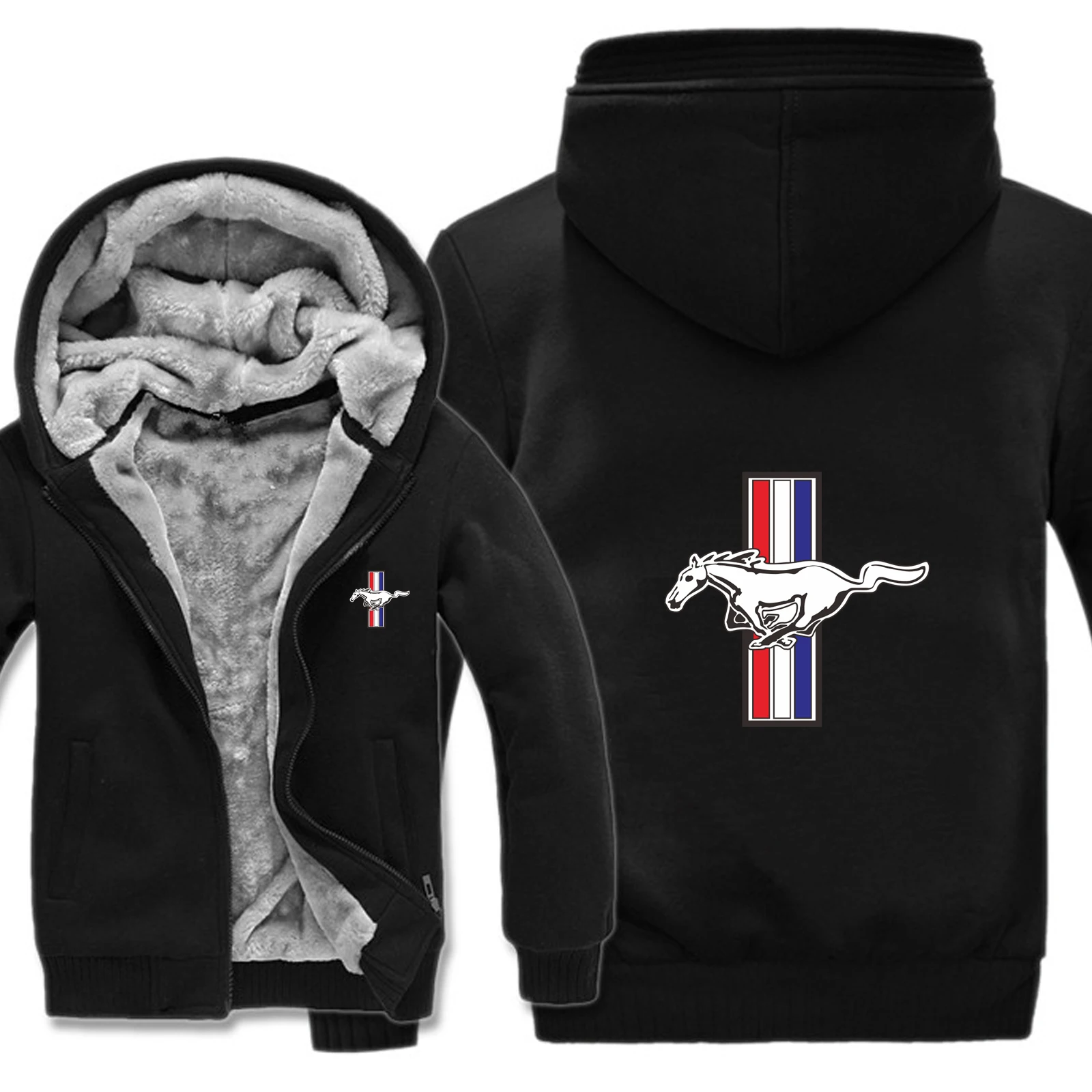 2023 NEW Winter Ford Mustang Hoodies Mens Jacket Zipper Coat Fleece Thicken Mustang Sweatshirt Pullover
2023 NEW Winter Ford Mustang Hoodies Mens Jacket Zipper Coat Fleece Thicken Mustang Sweatshirt Pullover