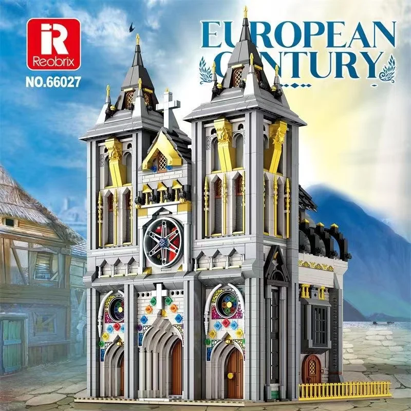 New Creative Expert Moc Street View Medieval Church Construction House Bricks Building Block Educational Toy Birthday Gift Kids
New Creative Expert Moc Street View Medieval Church Construction House Bricks Building Block Educational Toy Birthday Gift Kids