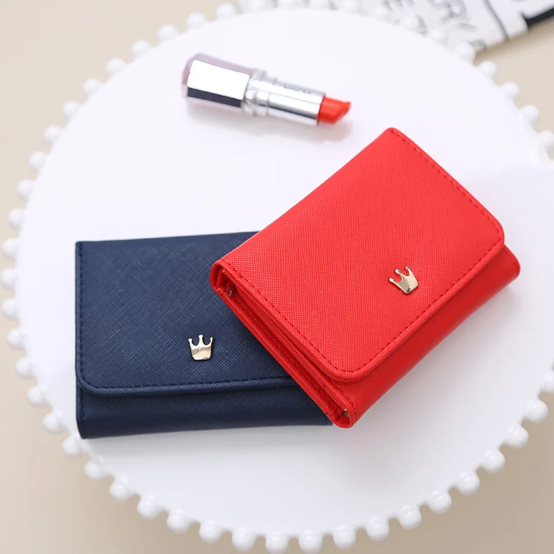 Women's Wallet Short Women Coin Purse Crown Wallets For Woman Card Holder Small Ladies Wallet Female Hasp Mini Clutch For Girl
Women's Wallet Short Women Coin Purse Crown Wallets For Woman Card Holder Small Ladies Wallet Female Hasp Mini Clutch For Girl