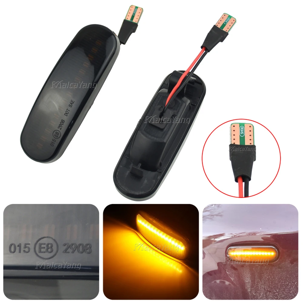 2x Dynamic LED Side Marker Light Sequential Lamp For Fiat Panda MK2 Mk3 Grande Punto 199 Doblo Fiorino 3 Idea 350 Linea 323 110
2x Dynamic LED Side Marker Light Sequential Lamp For Fiat Panda MK2 Mk3 Grande Punto 199 Doblo Fiorino 3 Idea 350 Linea 323 110