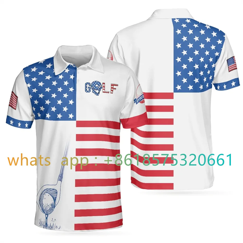 Летняя футболка-поло для гольфа с длинными рукавами спорта и отдыха на открытом