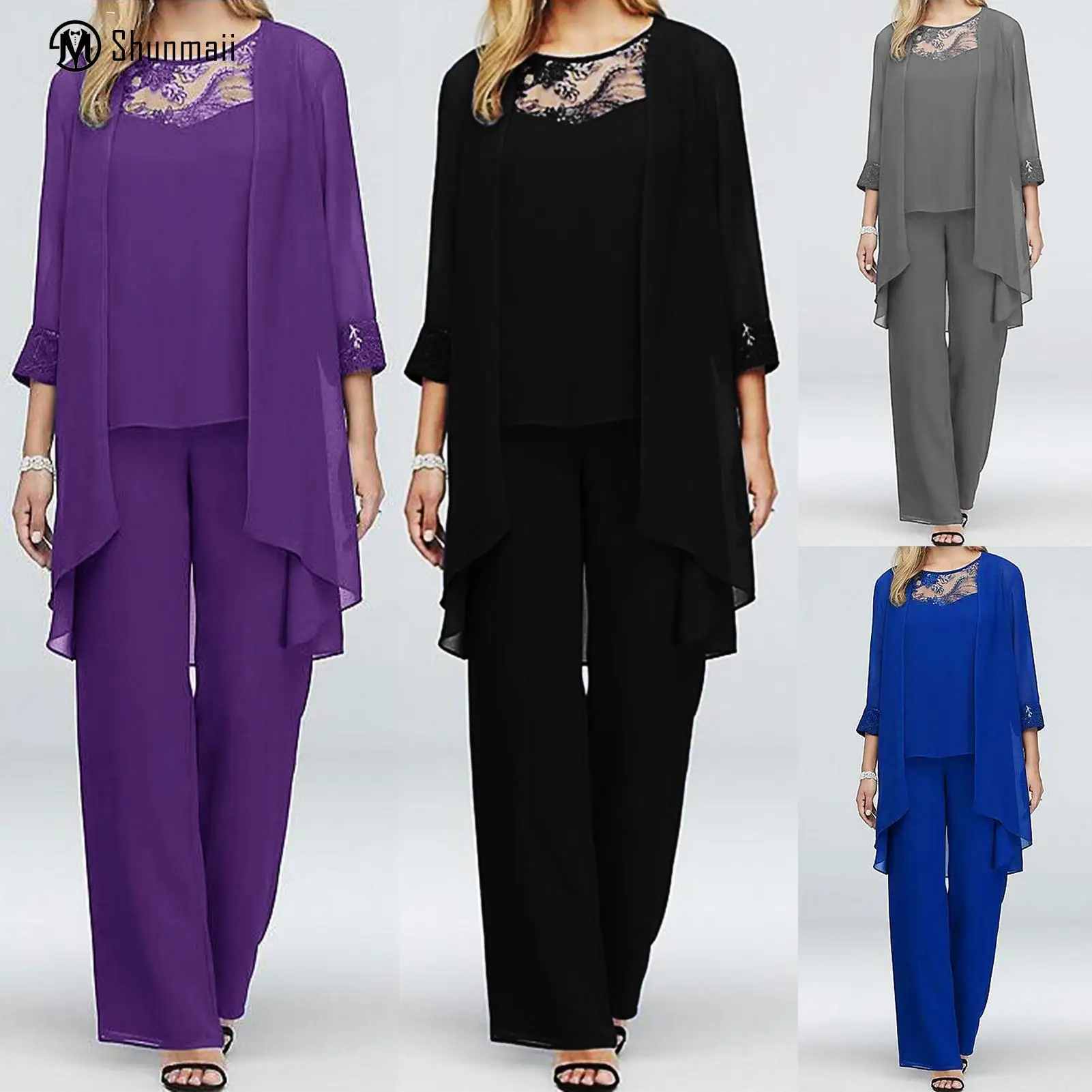 3 Pieces Dress Suit Irregular Hem Chiffon Women Elegant Coat Top Trousers Solid Color Formal Gowns Outfit Loose Fit Daily Outfit
3 Pieces Dress Suit Irregular Hem Chiffon Women Elegant Coat Top Trousers Solid Color Formal Gowns Outfit Loose Fit Daily Outfit