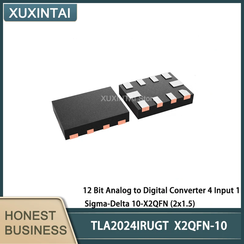 5Pcs/Lot TLA2024IRUGT TLA2024 12 Bit Analog to Digital Converter 4 Input 1 Sigma-Delta 10-X2QFN (2x1.5)
5Pcs/Lot TLA2024IRUGT TLA2024 12 Bit Analog to Digital Converter 4 Input 1 Sigma-Delta 10-X2QFN (2x1.5)