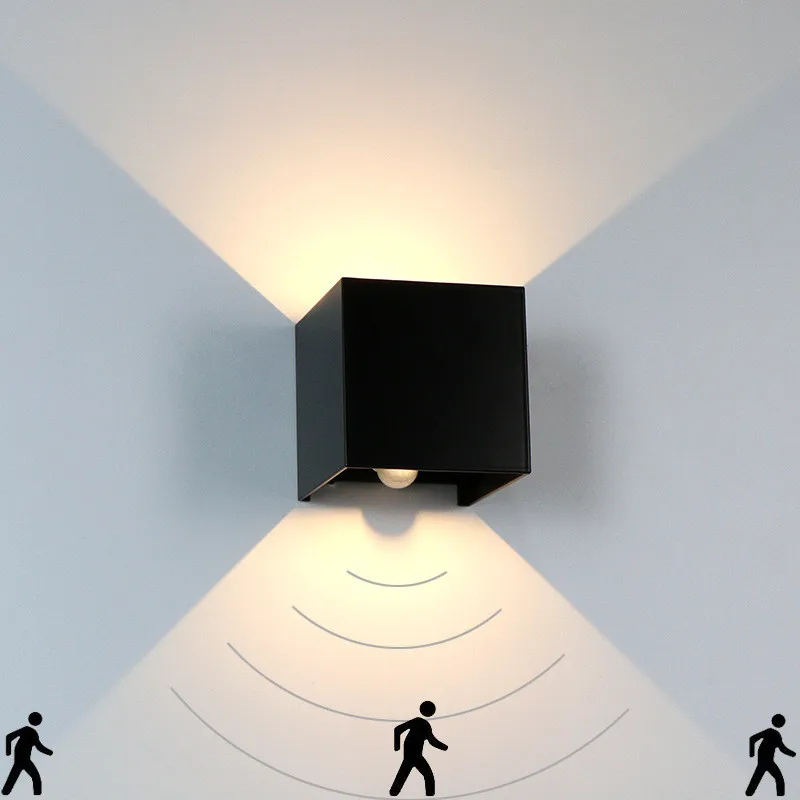 Led Wall Lamp With Human Motion Sensing Wall Lamp Square Aluminum Luminous Double Head Bedroom Wall Lamp Porch Stairs Lamp
Led Wall Lamp With Human Motion Sensing Wall Lamp Square Aluminum Luminous Double Head Bedroom Wall Lamp Porch Stairs Lamp