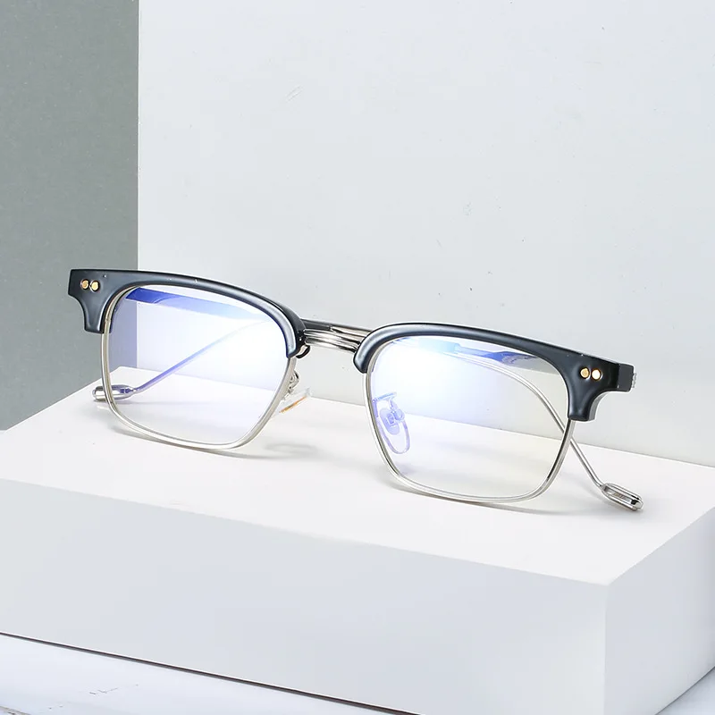 

Новинка, маленькие прямоугольные очки в стиле ретро, Модные антибликовые очки в металлической оправе в стиле ретро для мужчин и женщин, маленькие квадратные солнцезащитные очки для мужчин