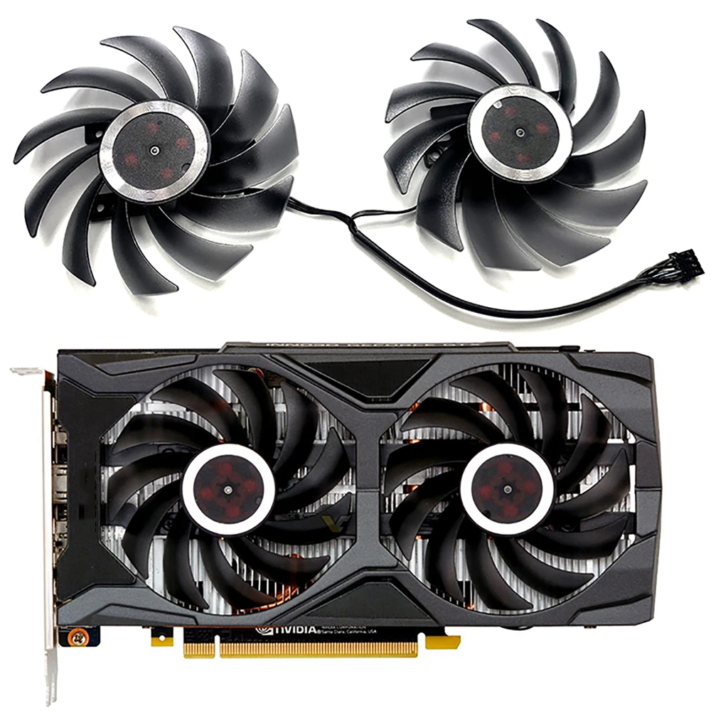 2 шт., кулер для видеокарты, для модели INNO3D RTX2060S GTX1660 1660ti 1660S 
2 шт., кулер для видеокарты, для модели INNO3D RTX2060S GTX1660 1660ti 1660S