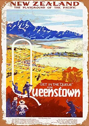 Queenstown New Zealand Metal Tin Sign Size 8X12 Inches Home Family Lovers Gift
Queenstown New Zealand Metal Tin Sign Size 8X12 Inches Home Family Lovers Gift