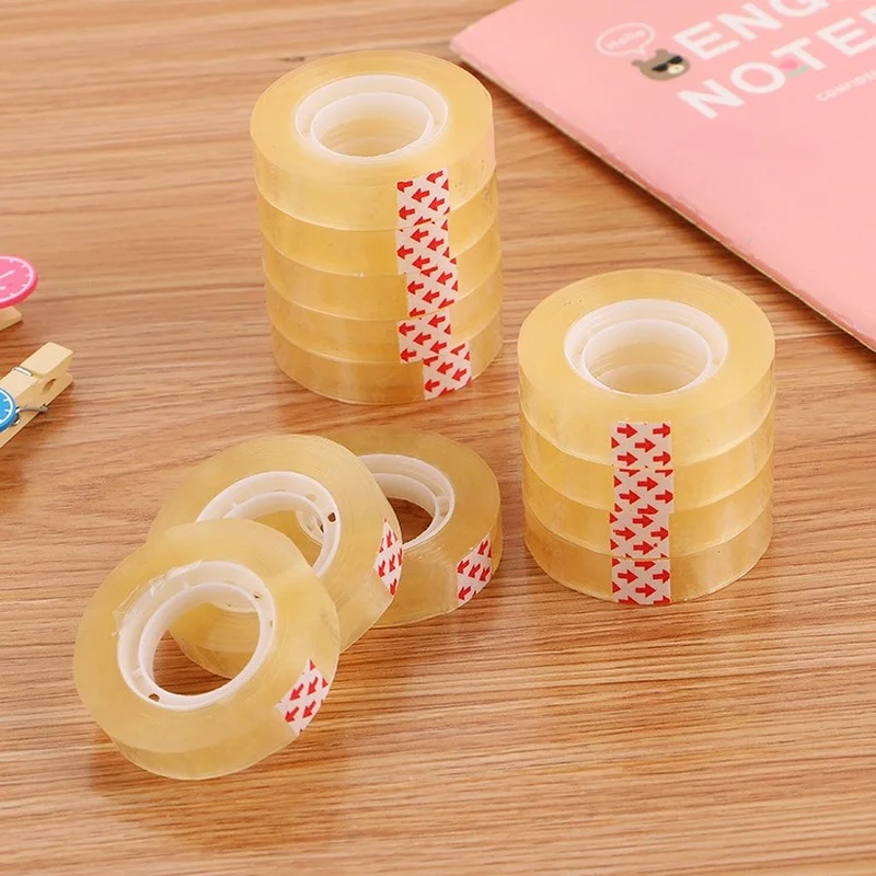 1 PCS Useful 18mm Width Clear Transparent Tape Sealing Sticky Tape Rolls Home Office Packing Supplies School Stationery
1 PCS Useful 18mm Width Clear Transparent Tape Sealing Sticky Tape Rolls Home Office Packing Supplies School Stationery