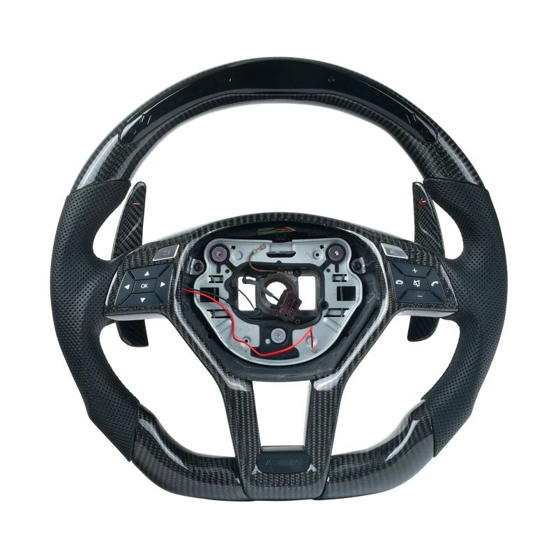 100% оригинальное рулевое колесо из углеродного волокна под заказ для Mercedes Benz W176 W204 W205 W213 CLA GLC GLE450 C63 C450 E63 A45 A250
100% оригинальное рулевое колесо из углеродного волокна под заказ для Mercedes Benz W176 W204 W205 W213 CLA GLC GLE450 C63 C450 E63 A45 A250