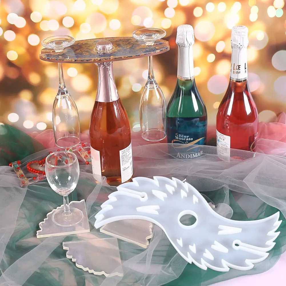 Wine Glass Rack Epoxy Resin Mold Coaster Fruit Disc Silicone Mold for DIY Jewelry Home Crafts Decoration Making Accessories
Wine Glass Rack Epoxy Resin Mold Coaster Fruit Disc Silicone Mold for DIY Jewelry Home Crafts Decoration Making Accessories