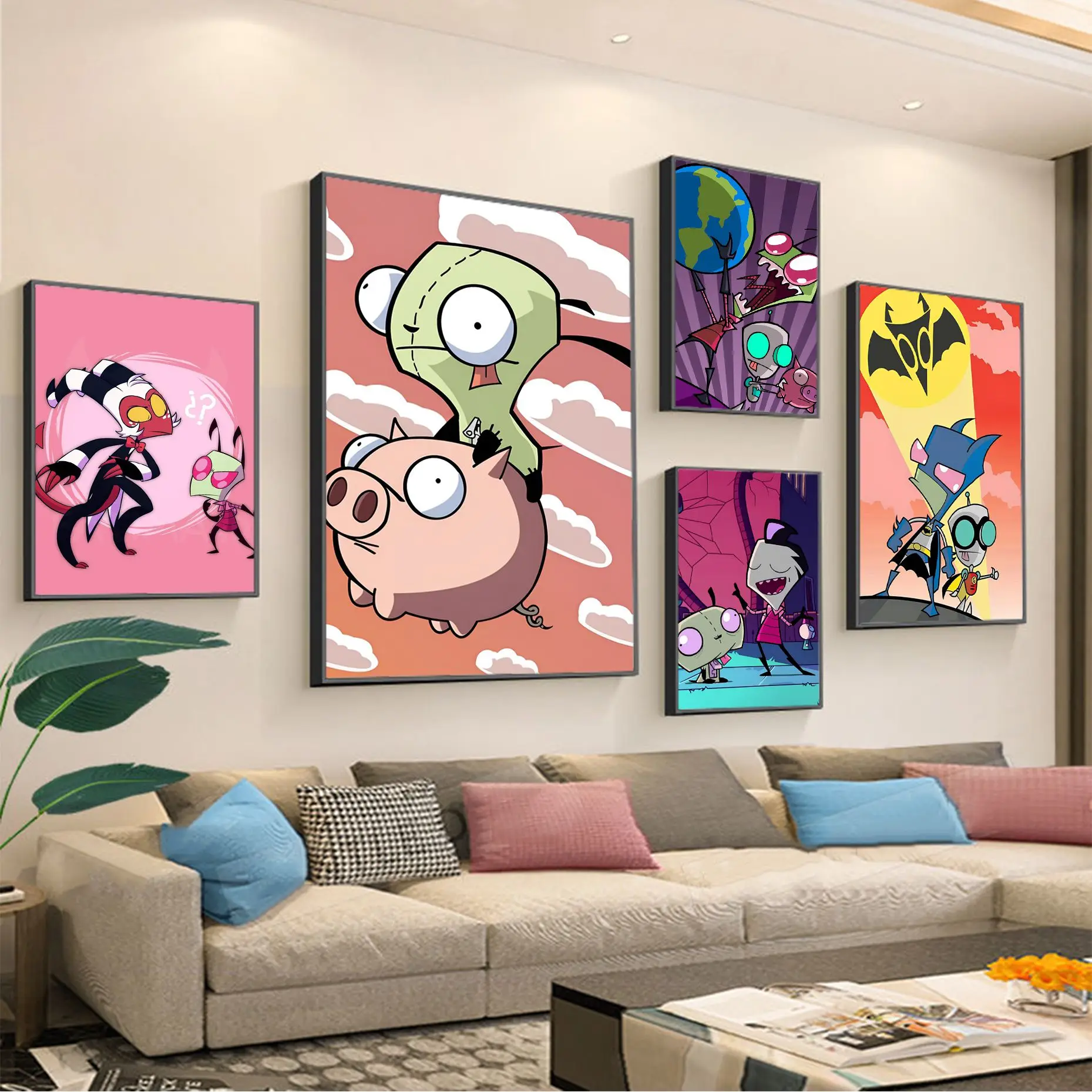 Cartoon Invader Zim Movie Sticky Posters Whitepaper Prints Posters Artwork Vintage Decorative Painting
Cartoon Invader Zim Movie Sticky Posters Whitepaper Prints Posters Artwork Vintage Decorative Painting