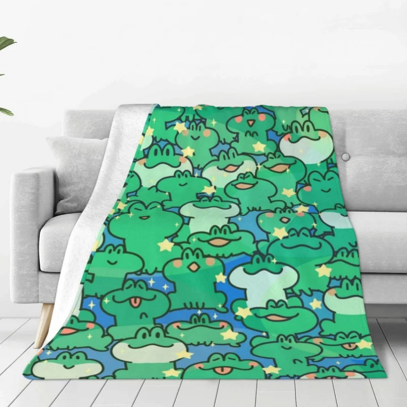 Frogs Doodle Summer Flannel Throw Blankets Kawaii Boys Girls Gifts Cute Animal Blanket for Sofa Car Super Soft Bedspread
Frogs Doodle Summer Flannel Throw Blankets Kawaii Boys Girls Gifts Cute Animal Blanket for Sofa Car Super Soft Bedspread