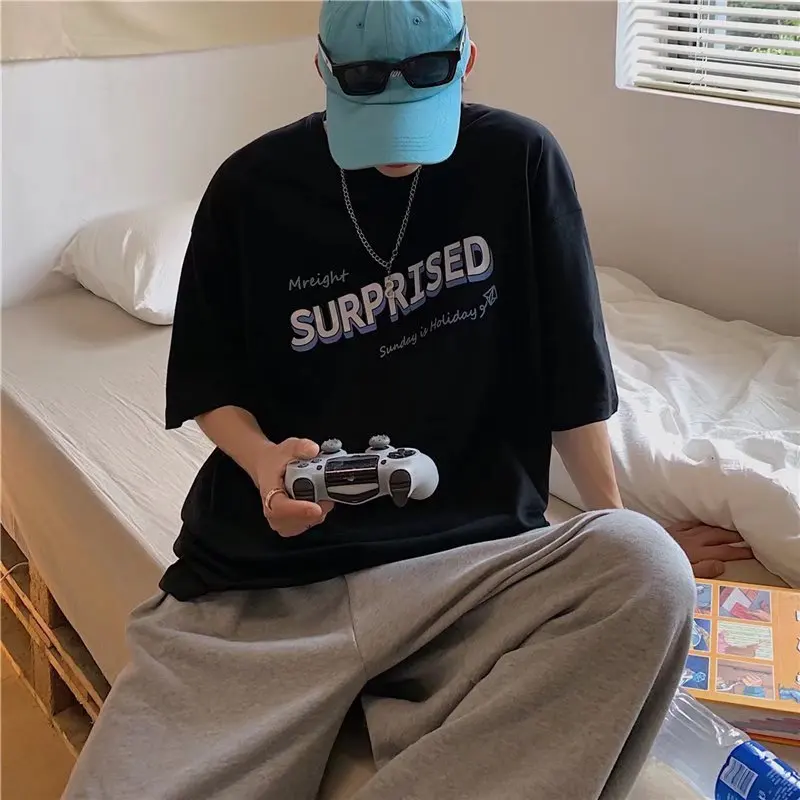Feynzz Harajuku Art Letters Oversize Mens T-shirt Summer Cool Unisex Hip Hop Funny Printed Tshirt Casual T Shirt Streetwear Tops
Feynzz Harajuku Art Letters Oversize Mens T-shirt Summer Cool Unisex Hip Hop Funny Printed Tshirt Casual T Shirt Streetwear Tops