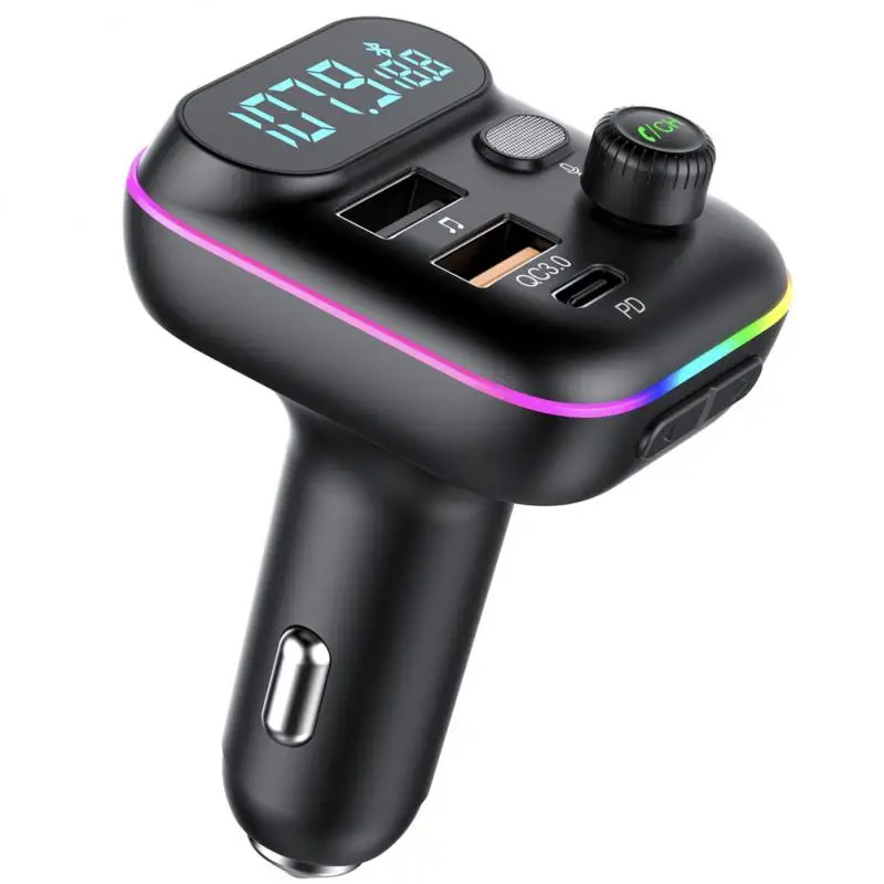 Hands-free Car Charger Qc3.0 Fast Charge Digital Tube Display Fm Transmitter Multifunctional Pd Card Insert U Disk Singing
Hands-free Car Charger Qc3.0 Fast Charge Digital Tube Display Fm Transmitter Multifunctional Pd Card Insert U Disk Singing