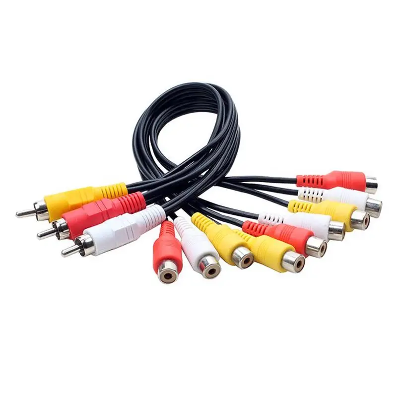 AV 1 Point 3 Lotus Head 3 Male To 9 Female DVD Set-top Box, подключенный к телевизору RCA 1 Drag 3 Video Cable
AV 1 Point 3 Lotus Head 3 Male To 9 Female DVD Set-top Box, подключенный к телевизору RCA 1 Drag 3 Video Cable