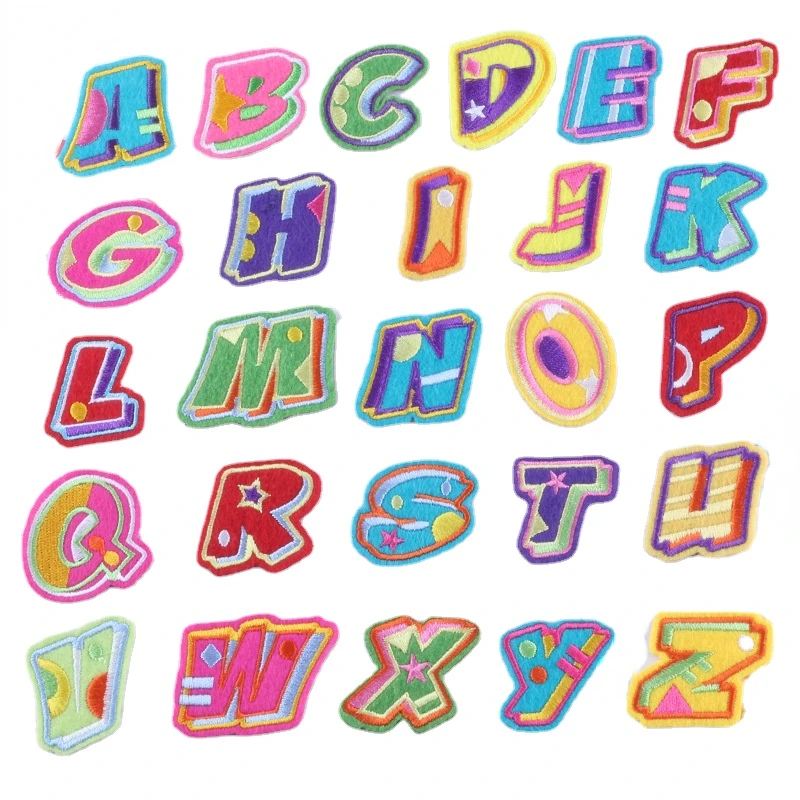 ABC Anime Letter Patch Felt Embroidered Cute Patches Iron on For Clothing Kids Colorful Letters Child Girls Shoes DIY Materials
ABC Anime Letter Patch Felt Embroidered Cute Patches Iron on For Clothing Kids Colorful Letters Child Girls Shoes DIY Materials