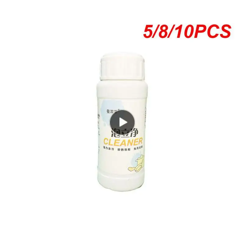 5/8/10PCS Household Bubble Powder Cleaning Products Strong Heavy Dirt Bubble Cleaning Agent Multifunctional Rust Removal
5/8/10PCS Household Bubble Powder Cleaning Products Strong Heavy Dirt Bubble Cleaning Agent Multifunctional Rust Removal