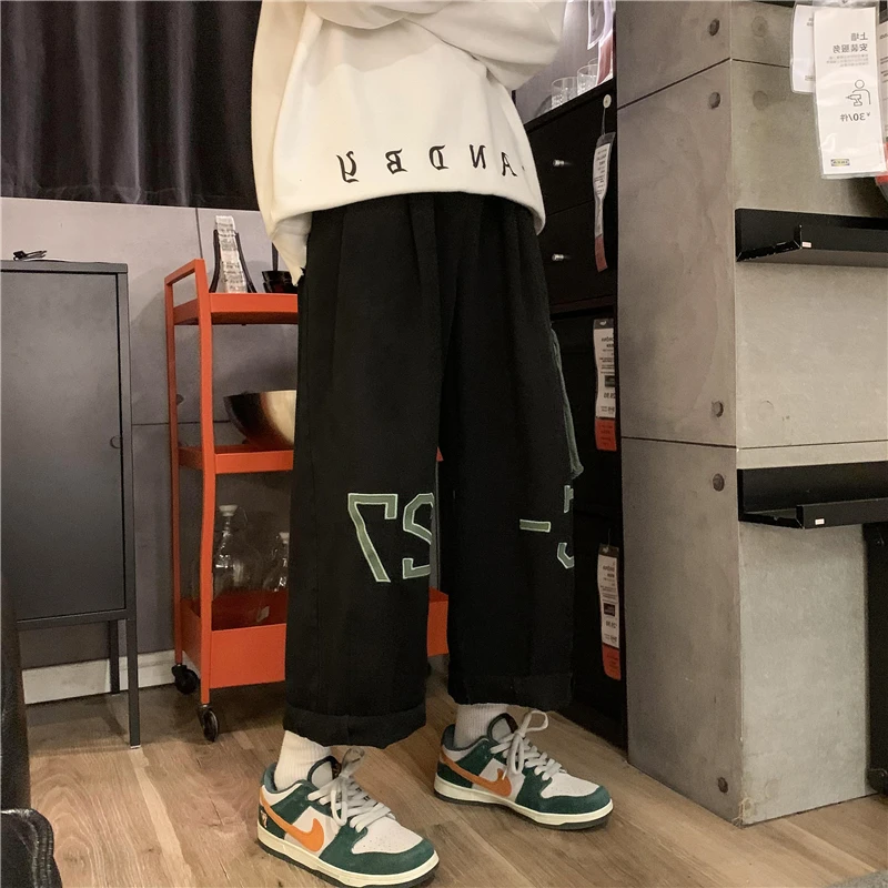 Overalls Men's Spring and Autumn Japanese Oversize Embroidery Vintage Casual Pants Straight Wide-leg Pants Trousers Women
Overalls Men's Spring and Autumn Japanese Oversize Embroidery Vintage Casual Pants Straight Wide-leg Pants Trousers Women