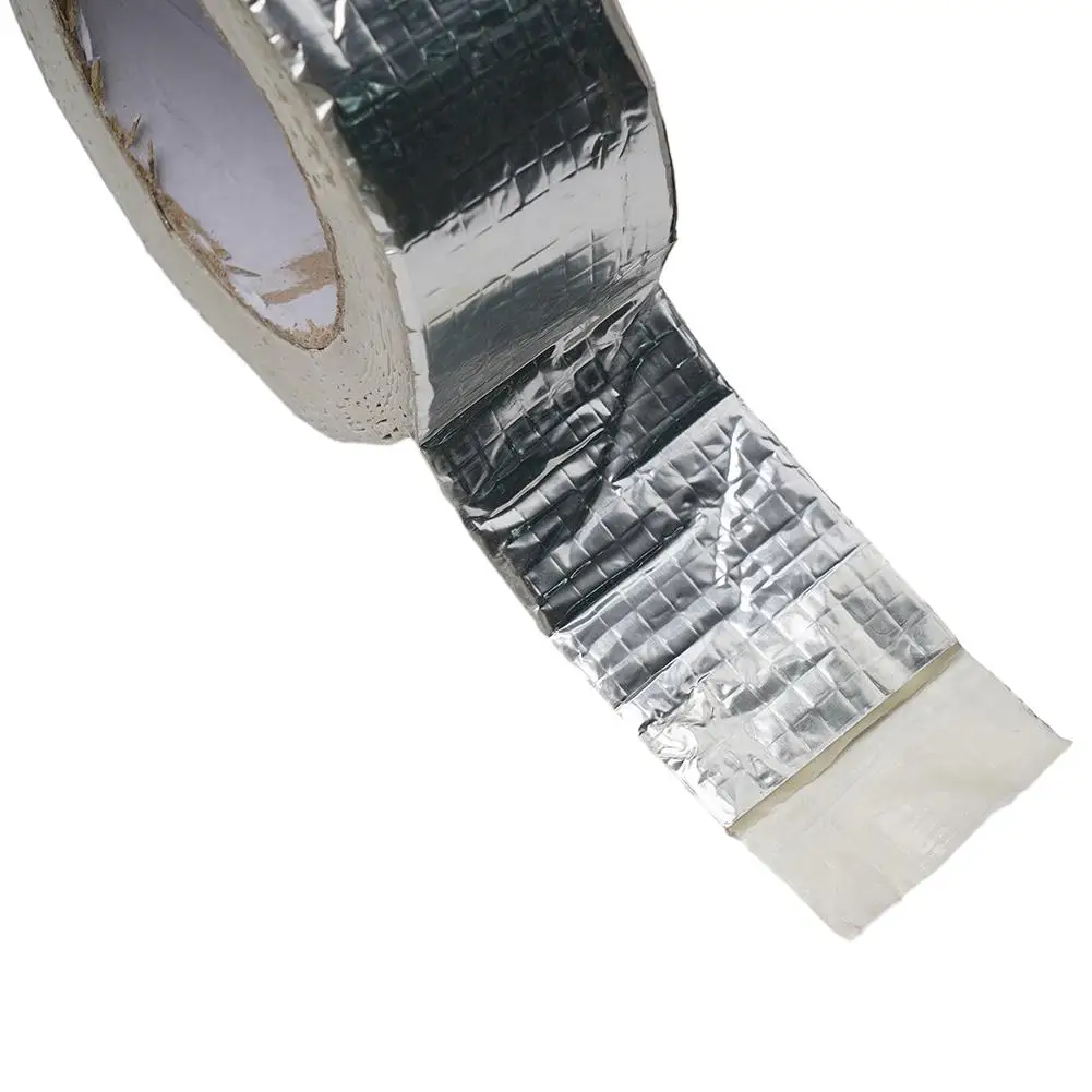 

Waterproof Tape High Temperature Resistance Aluminum Foil Thicken Butyl Tape Wall Pool Roof Crack Duct Repair Sealed Self Tape