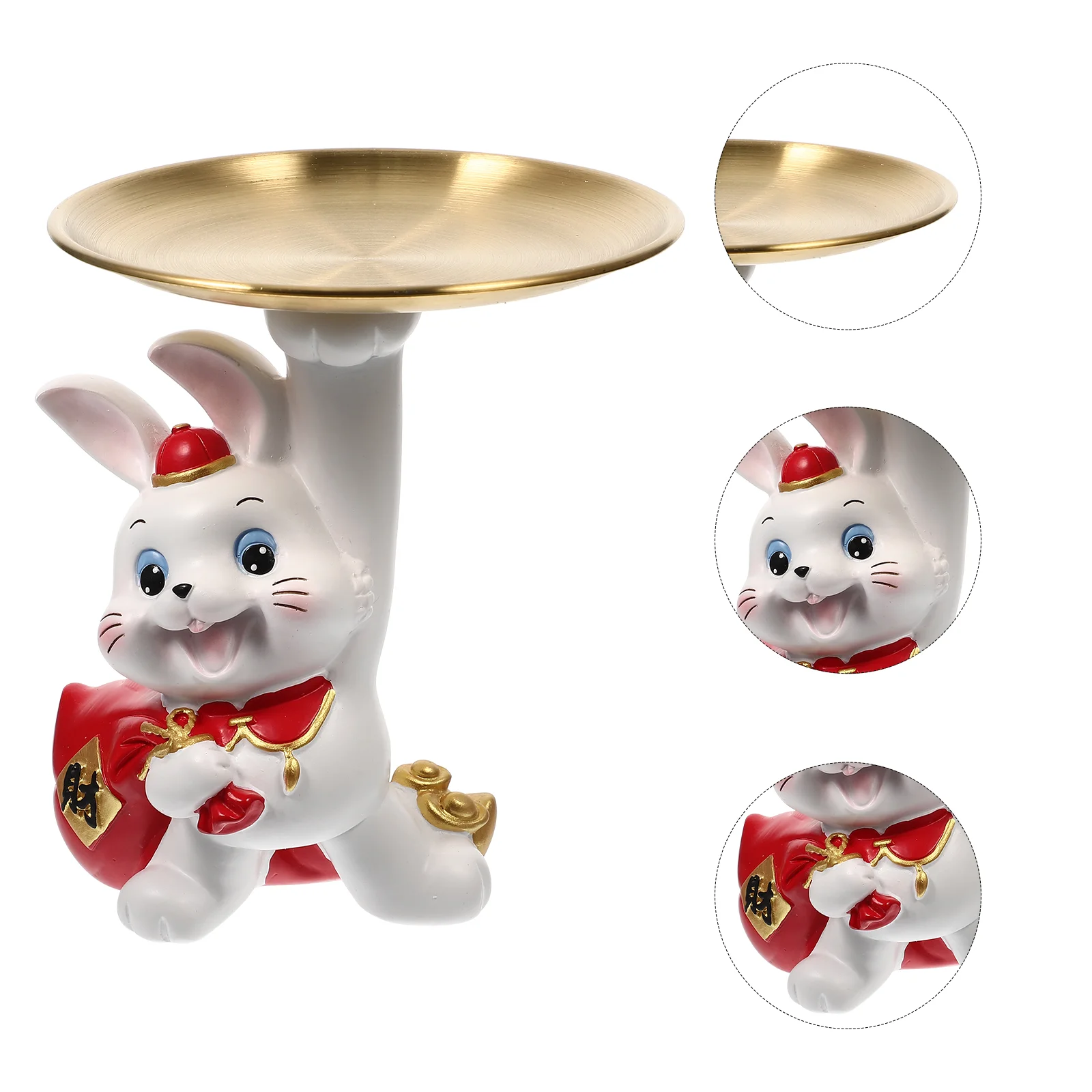 Tray Rabbit Table Year New Key Ring Catchall Decor Entry Trinket Fruit Vanity Earrings Storage Desktop Snack Servingorganizer
Tray Rabbit Table Year New Key Ring Catchall Decor Entry Trinket Fruit Vanity Earrings Storage Desktop Snack Servingorganizer