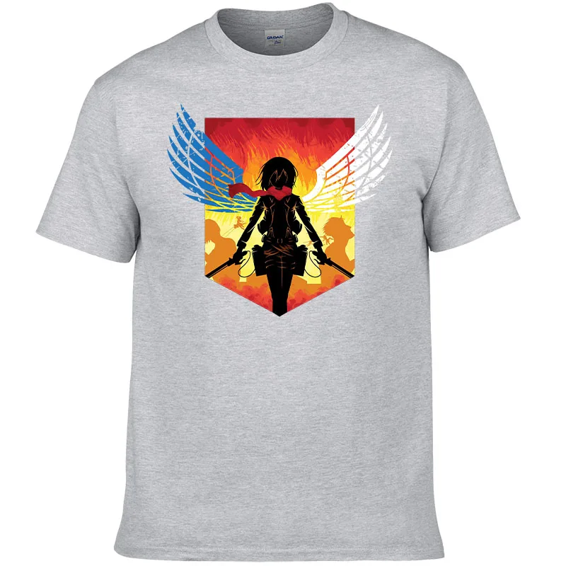 Cartoon Anime T Shirt Men hingeki No Kyojin Attack On Titan Printed T-shirt Summer Short sleeve Tops Streetwear
Cartoon Anime T Shirt Men hingeki No Kyojin Attack On Titan Printed T-shirt Summer Short sleeve Tops Streetwear