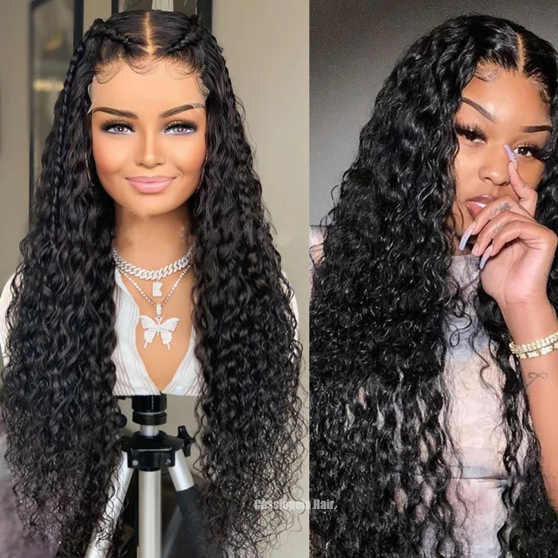Loose Deep Curly Wig Brazilian Hair Wigs For Women 5x5 PU Silk Base Lace Front Wig Water Wave 30inch 250% Density
Loose Deep Curly Wig Brazilian Hair Wigs For Women 5x5 PU Silk Base Lace Front Wig Water Wave 30inch 250% Density
