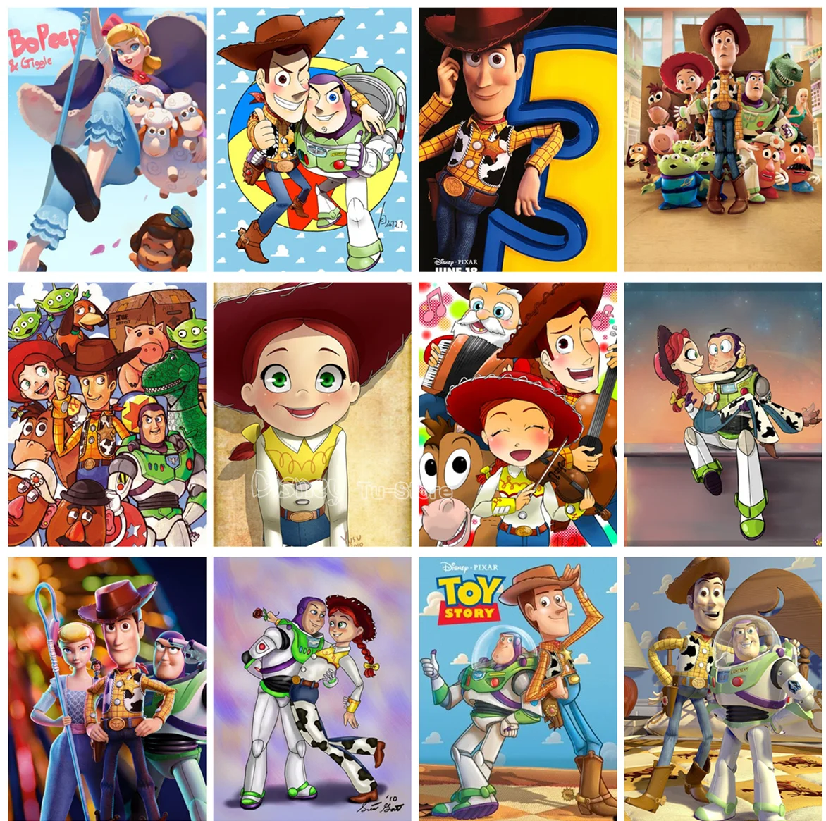 5D DIY Disney Cartoon Toy Story Diamond Painting Woody And Buzz Lightyear Cross Stitch Embroidery Kit Mosaic Drill Home Decor
5D DIY Disney Cartoon Toy Story Diamond Painting Woody And Buzz Lightyear Cross Stitch Embroidery Kit Mosaic Drill Home Decor