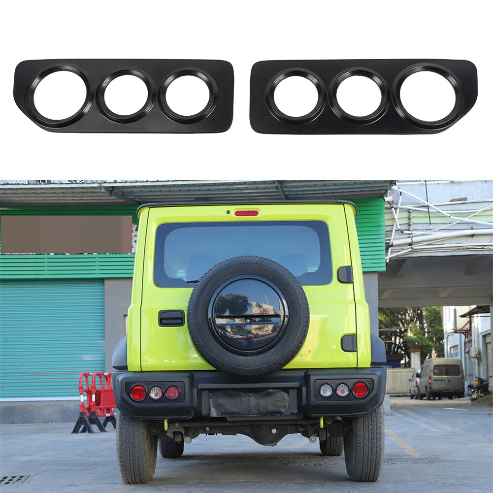 

Black ABS Rear Taillight Lamp Protect Guard Cover Kit For Suzuki Jimny 2019-2023 Auto Exterior Replacement Parts