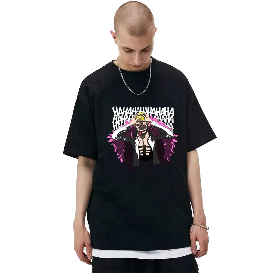 Hot Sell Anime One Piece Donquixote Doflamingo Print Tshirt Men Women Fashion Creativity Tee Shirt Man Casual Harajuku T-shirt
Hot Sell Anime One Piece Donquixote Doflamingo Print Tshirt Men Women Fashion Creativity Tee Shirt Man Casual Harajuku T-shirt
