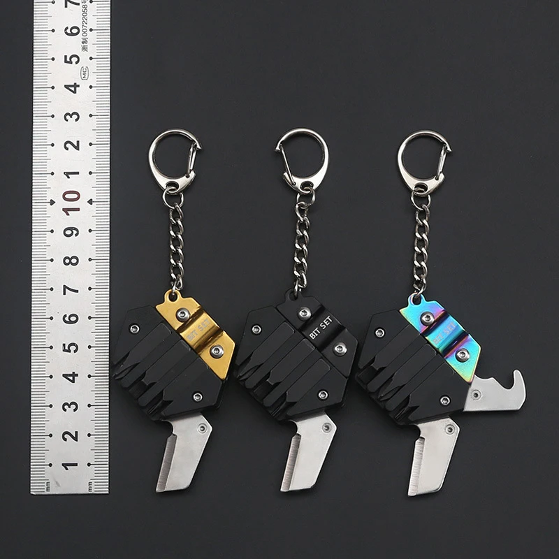 Multifunctional Hexagon Coin Outdoor EDC Tool Hexagon Folding Coin Knife Keychain Screwdriver Pocket Fold Mini Gear Pee
Multifunctional Hexagon Coin Outdoor EDC Tool Hexagon Folding Coin Knife Keychain Screwdriver Pocket Fold Mini Gear Pee