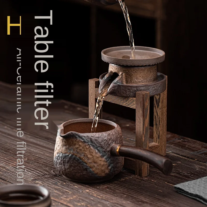 High Table Filter Set Ceramic Filter Hole Door Frame Shelf Tea Filtration Tea Compartment Tea Funnel Holder Tea Strainer Tools
High Table Filter Set Ceramic Filter Hole Door Frame Shelf Tea Filtration Tea Compartment Tea Funnel Holder Tea Strainer Tools