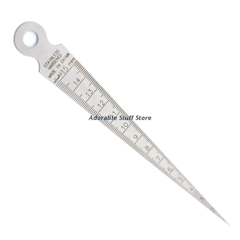 0-15mm Stainless Steel Wedge Feeler Gap Hole Taper Gauge Test Ulnar Metric & Inch Messure Tool Accuracy 0.1mm Durable
0-15mm Stainless Steel Wedge Feeler Gap Hole Taper Gauge Test Ulnar Metric & Inch Messure Tool Accuracy 0.1mm Durable