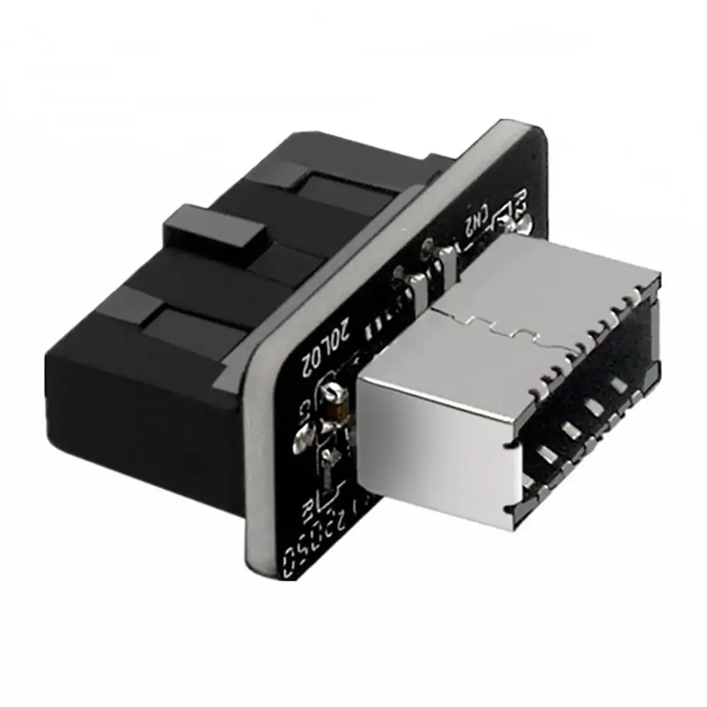 USB 3,0 (3,1 Gen 2) 19-контактный разъем к USB 3.1 Type-E к 20-контактному адаптеру A-Key для передней панели Type C кронштейна шасси
USB 3,0 (3,1 Gen 2) 19-контактный разъем к USB 3.1 Type-E к 20-контактному адаптеру A-Key для передней панели Type C кронштейна шасси