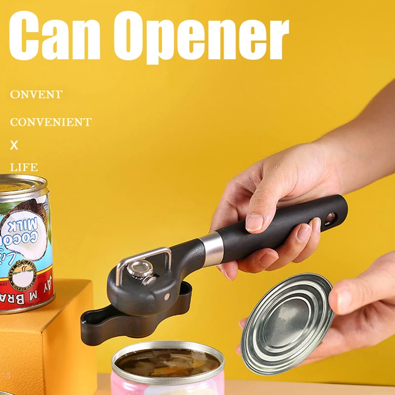 Manual Can Opener Stainless Steel Bottle Openers Professional Ergonomic Jars & Tin Opener for Cans Kitchen Tools
Manual Can Opener Stainless Steel Bottle Openers Professional Ergonomic Jars & Tin Opener for Cans Kitchen Tools