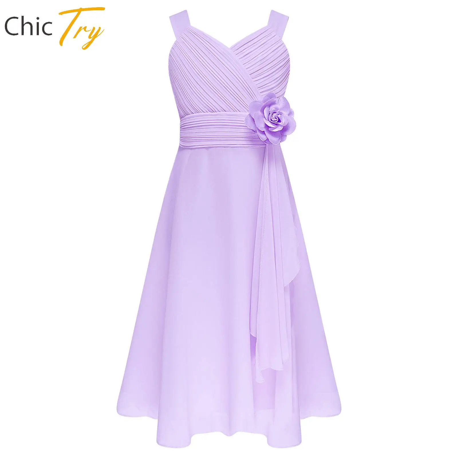 Girls Party Dress Lyrical Dance Costume Elegant Flower Dress V Neck Sleeveless Ruffle Chiffon Dress for Kids Wedding Birthday
Girls Party Dress Lyrical Dance Costume Elegant Flower Dress V Neck Sleeveless Ruffle Chiffon Dress for Kids Wedding Birthday