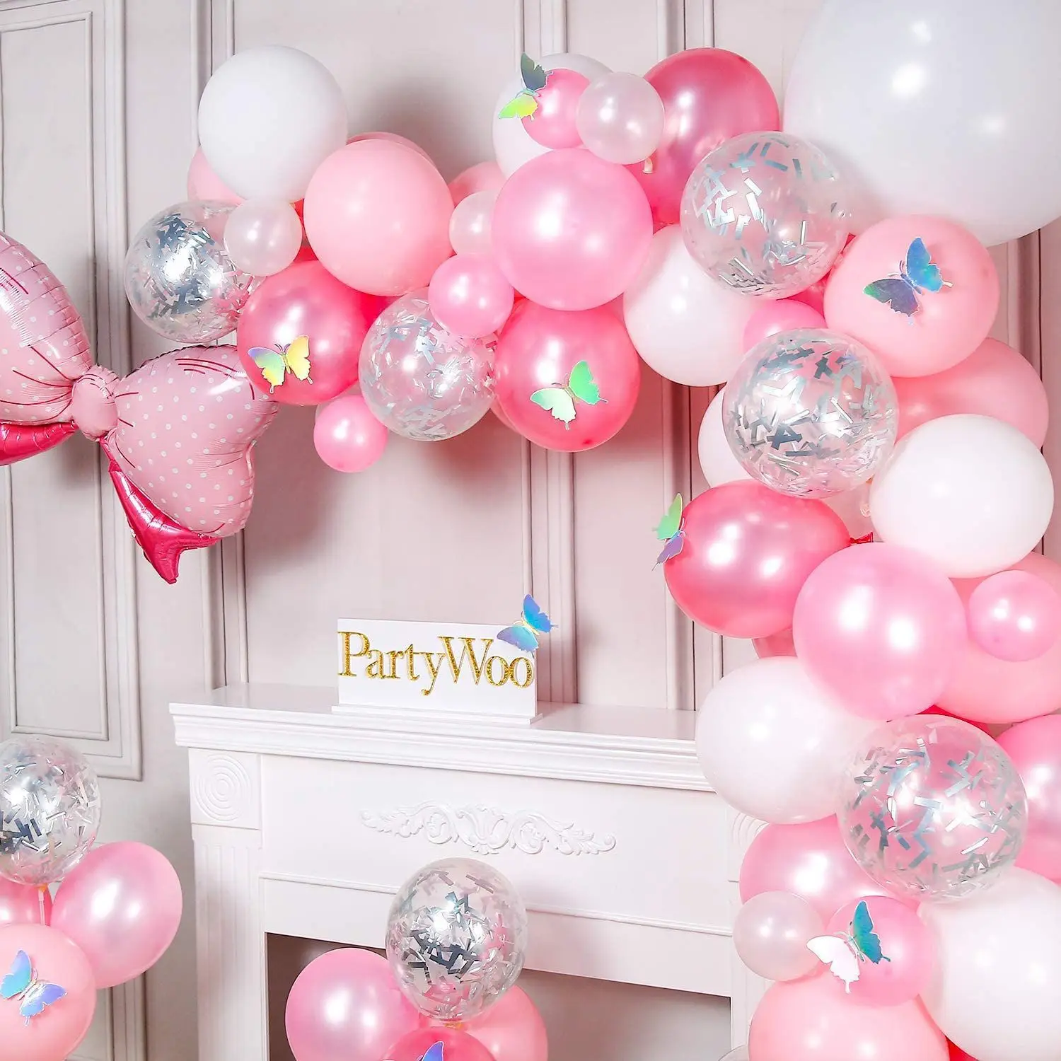 JOLLYBOOM Romantic Party Balloon Set Pink Bowknot Foil Balloon Decoration for Wedding Valentine's Day Girls Birthday Supplies
JOLLYBOOM Romantic Party Balloon Set Pink Bowknot Foil Balloon Decoration for Wedding Valentine's Day Girls Birthday Supplies