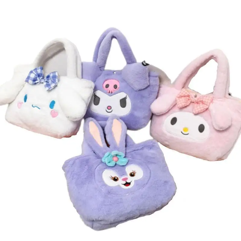 Kawaii Sanrios Plush Toy Bag Kuromis Mymelodys Japanese Girl Portable Shoulder Bag Large Capacity Makeup Handbag Girl Gift
Kawaii Sanrios Plush Toy Bag Kuromis Mymelodys Japanese Girl Portable Shoulder Bag Large Capacity Makeup Handbag Girl Gift