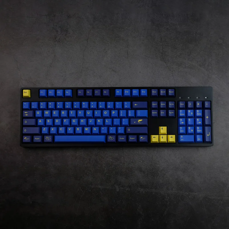 142-key GMK Dream Bird keycaps PBT DYE-SUB Cherry Profile keycaps with 1.75u 2u Shift For MX Switch GK61 GK64 Custom Keyboard
142-key GMK Dream Bird keycaps PBT DYE-SUB Cherry Profile keycaps with 1.75u 2u Shift For MX Switch GK61 GK64 Custom Keyboard