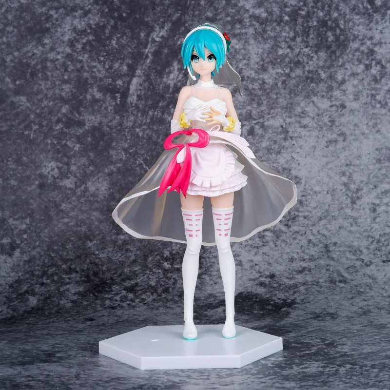 24cm Wedding Dress Hatsune Miku Doll Figure Model Cartoon Cute Anime Doll Ornaments Desktop Decorations Children's Toys
24cm Wedding Dress Hatsune Miku Doll Figure Model Cartoon Cute Anime Doll Ornaments Desktop Decorations Children's Toys