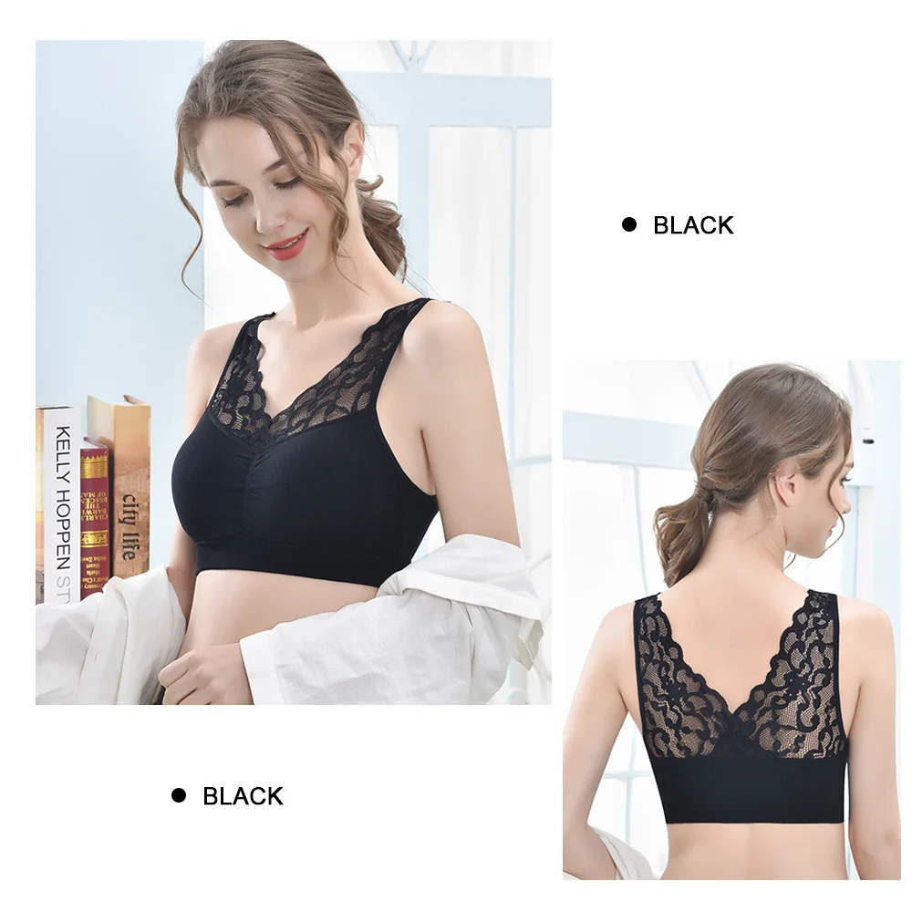Lace Bra For Women Sexy Push Up Wireless Brassiere Solid Color Plus Size Clearance Underwear Bralette Vest Comfort Tops Clothing
Lace Bra For Women Sexy Push Up Wireless Brassiere Solid Color Plus Size Clearance Underwear Bralette Vest Comfort Tops Clothing