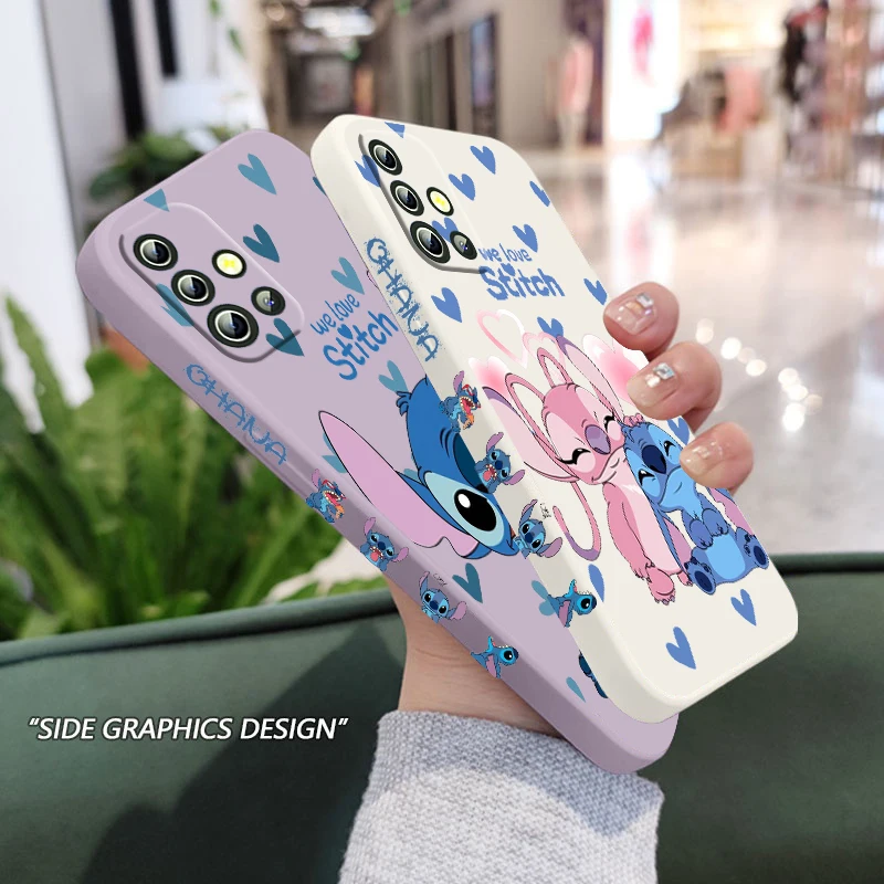Disney Stitch Cute For Samsung A04 A71 A51 A42 A41 A31 A32 A21S A12 A11 4G 5G Liquid Left Rope Phone Case
Disney Stitch Cute For Samsung A04 A71 A51 A42 A41 A31 A32 A21S A12 A11 4G 5G Liquid Left Rope Phone Case