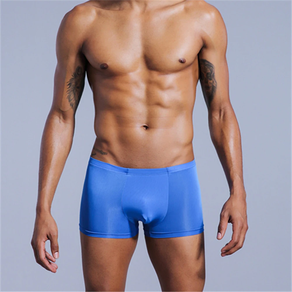 Summer Seemless Modal Shorts Men Breathable Boxer Briefs Shorts Soft Underwear Bulge Pouch Underpants Ultra Thin Trunks A50
Summer Seemless Modal Shorts Men Breathable Boxer Briefs Shorts Soft Underwear Bulge Pouch Underpants Ultra Thin Trunks A50