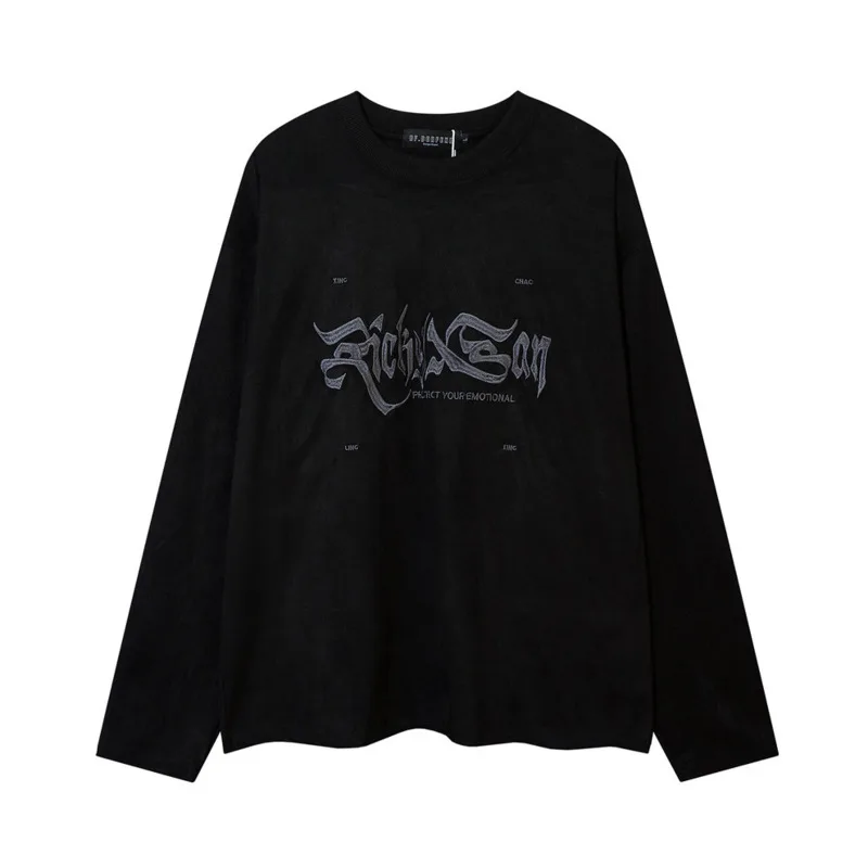 Letter Embroidery Pullover Men O-neck Long Sleeve Vintage Sweatshirt Wash Water Loose Casual Fashion Streetwear Spring Autumn
Letter Embroidery Pullover Men O-neck Long Sleeve Vintage Sweatshirt Wash Water Loose Casual Fashion Streetwear Spring Autumn