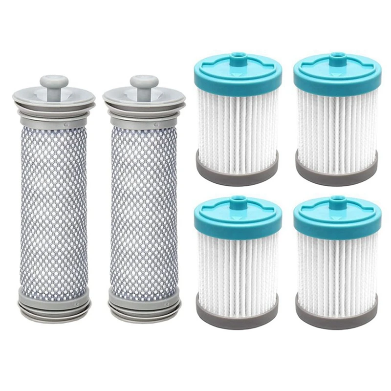 2Pcs Pre Filters & 4Pcs HEPA Filter for Tineco A10 Hero/Master and A11 Hero/Master Vacuum Cleaner Replacement Filter
2Pcs Pre Filters & 4Pcs HEPA Filter for Tineco A10 Hero/Master and A11 Hero/Master Vacuum Cleaner Replacement Filter