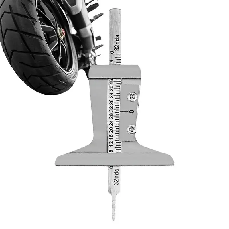 Tire Tread Depth Gauge Tire Wear Measurement Tool Stainless Steel Measurement Tool For Tire Tread Tire Wear Detection Measure
Tire Tread Depth Gauge Tire Wear Measurement Tool Stainless Steel Measurement Tool For Tire Tread Tire Wear Detection Measure