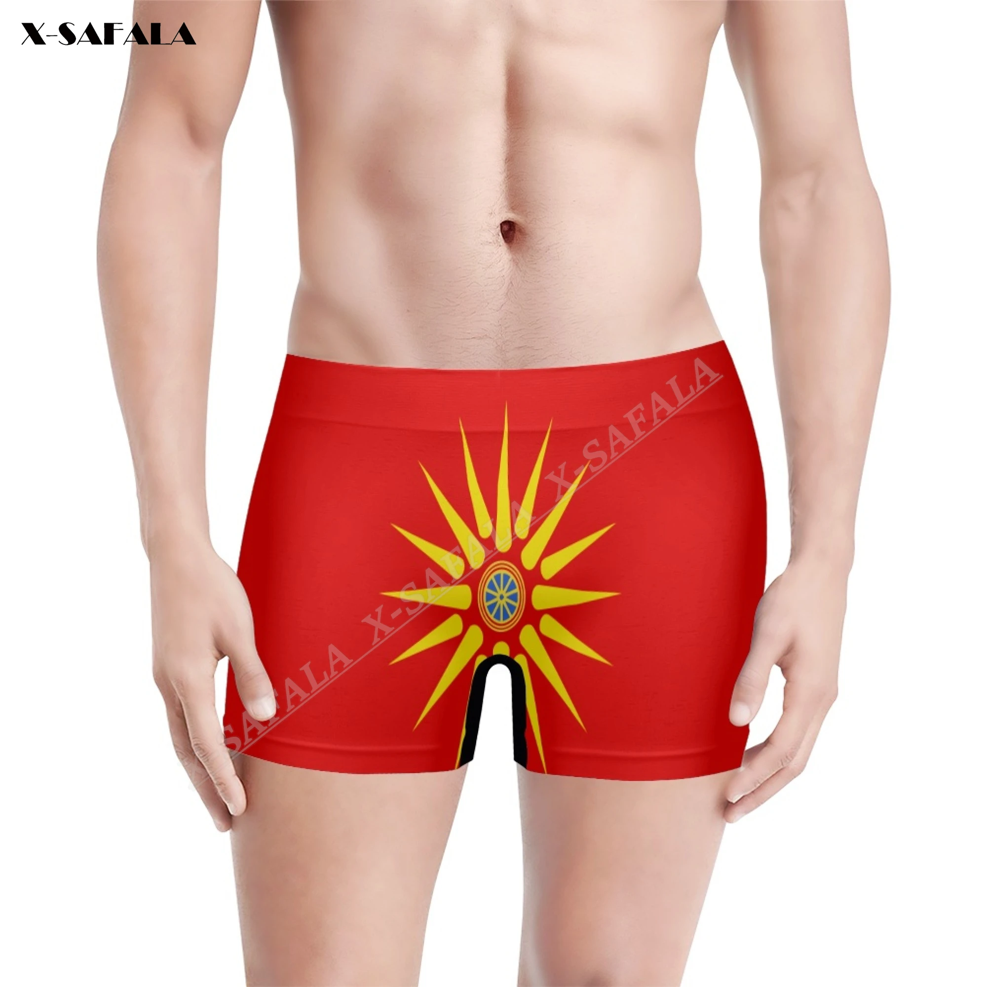 Macedonian Flag 3D Printing Breathable Male Men's Underwear Shorts Seamless Pants High Elastic Swimwear Beach SwimmingTrunks
Macedonian Flag 3D Printing Breathable Male Men's Underwear Shorts Seamless Pants High Elastic Swimwear Beach SwimmingTrunks