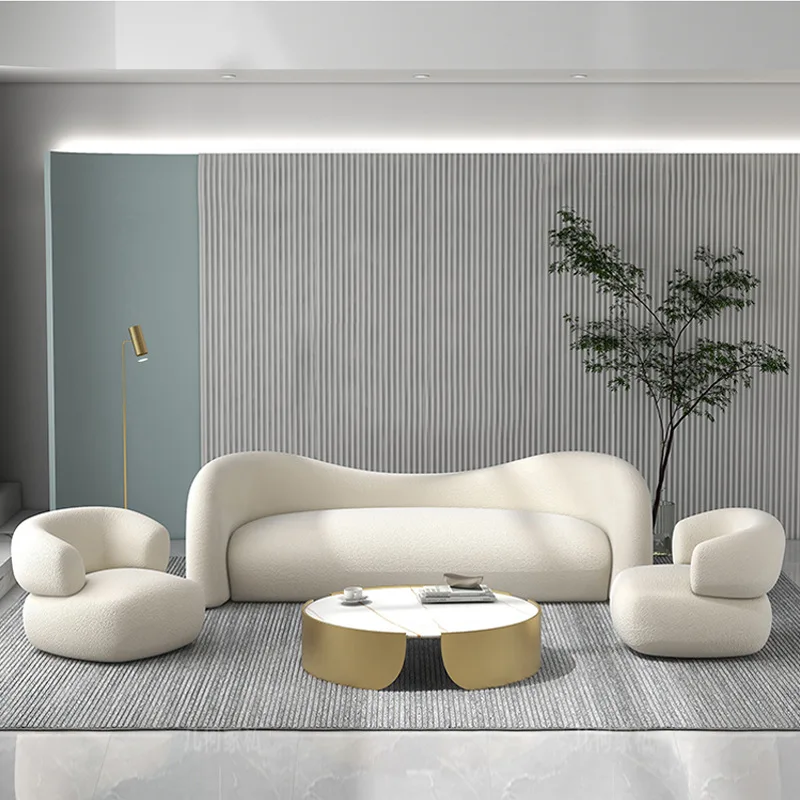 Modern High Quality Sofa, Nordic Creative New Style Leather Sofa, Light Luxury Living Room Suite Sofa Furniture
Modern High Quality Sofa, Nordic Creative New Style Leather Sofa, Light Luxury Living Room Suite Sofa Furniture