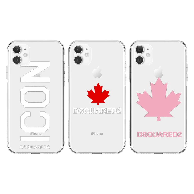 Maple Leaf DSQUARED2 DSQ2 ICON Phone Cases Transparent for Apple Iphone 13 12 11 Pro Max Mini XS XR 8 7 6 6SPlus X SE TPU Cover
Maple Leaf DSQUARED2 DSQ2 ICON Phone Cases Transparent for Apple Iphone 13 12 11 Pro Max Mini XS XR 8 7 6 6SPlus X SE TPU Cover